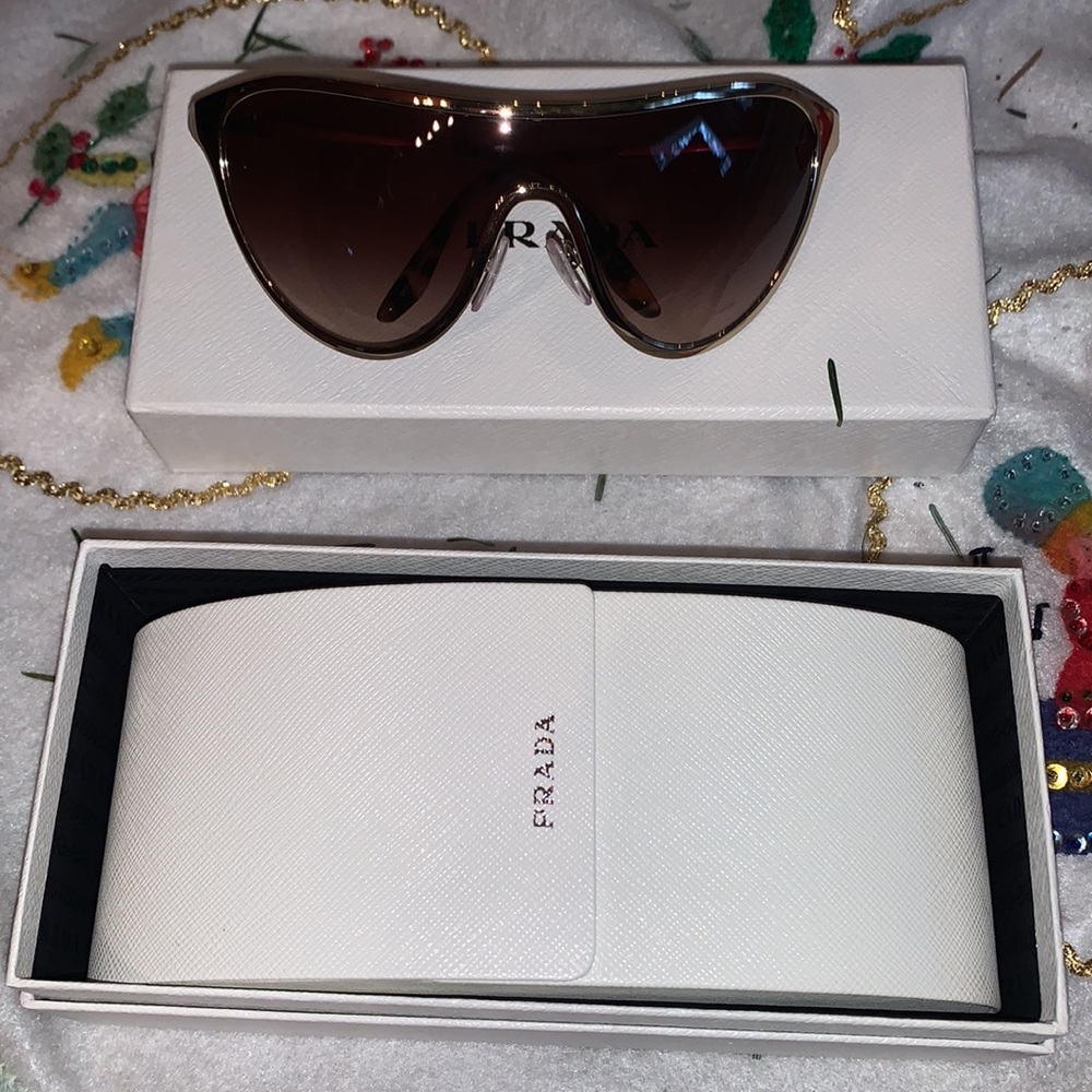 Prada Sunglasses “Cats Eye Shield” Style